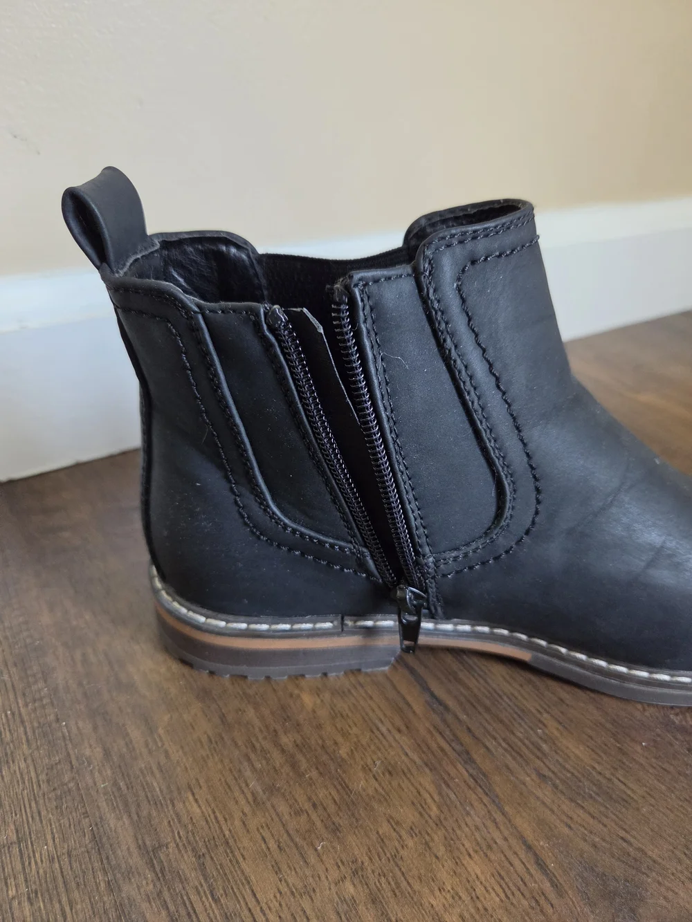 Girl Black Chelsea Boots